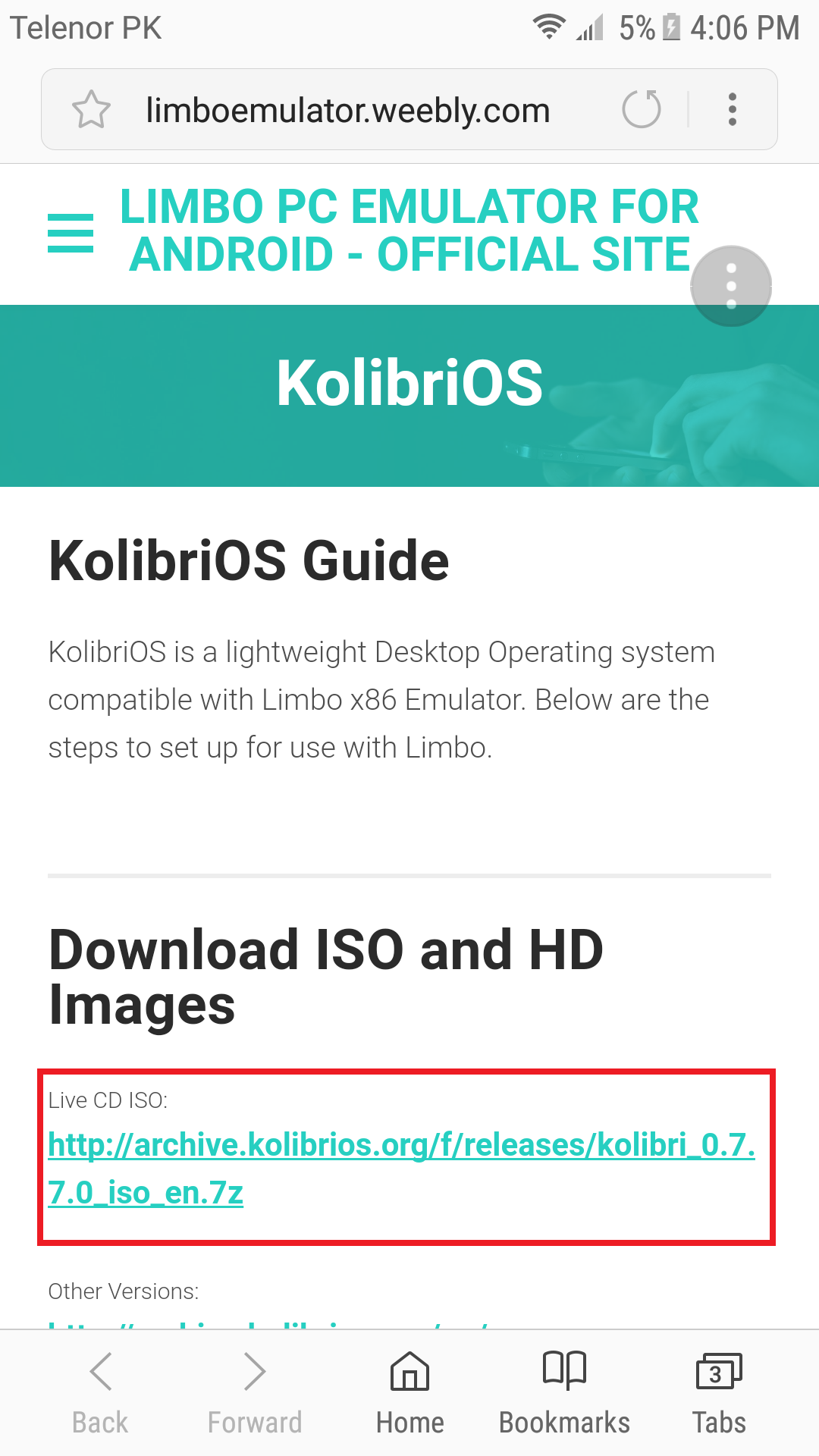 How To Run Operating Systems Like Kolibrios Windows Os And Kali Linux Etc On Android Using Limbo Pc Emulator This Method Also Work On Non Rooted Devices Steemit