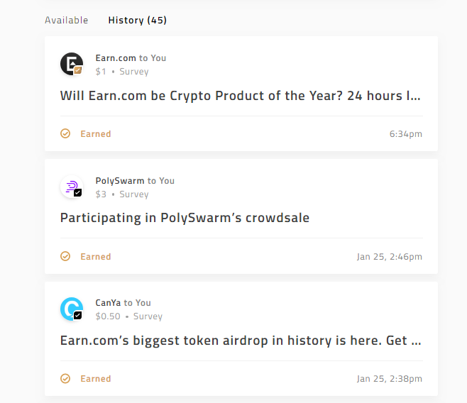 Earn Com Earn Bitcoin By Answering Questions Over 150 Earned In - 