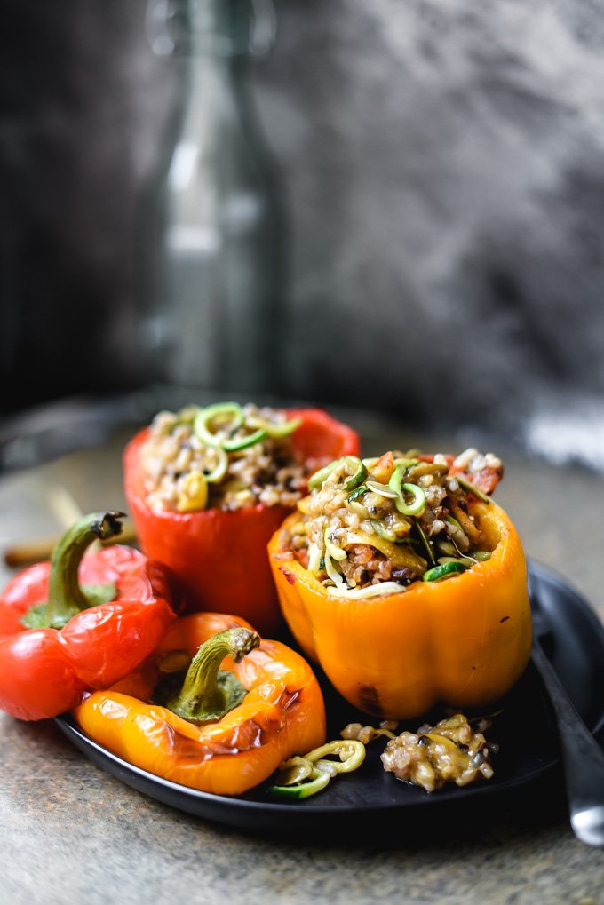 Veggies + Lemon Grass Wild Rice Stuffed Peppers (7).jpg