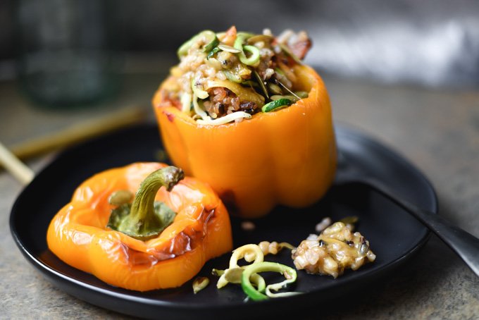 Veggies + Lemon Grass Wild Rice Stuffed Peppers (3).jpg