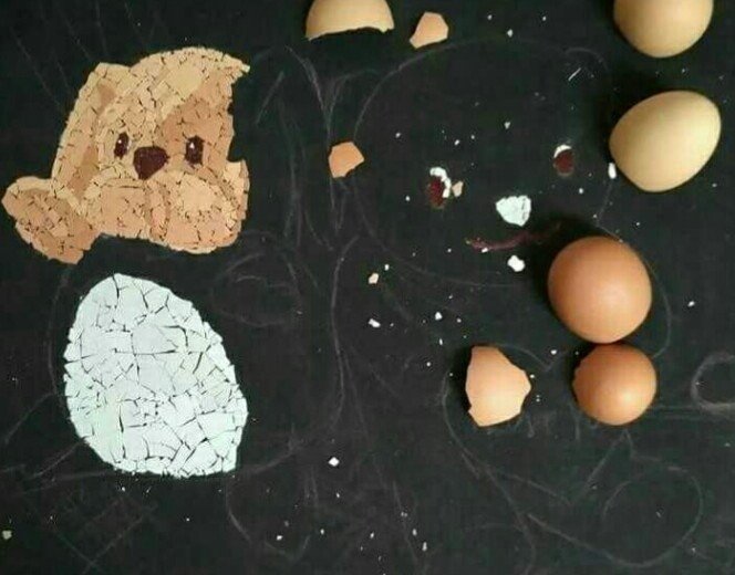 Mengubah Kulit Telur Menjadi Karya Seni Yang Indah