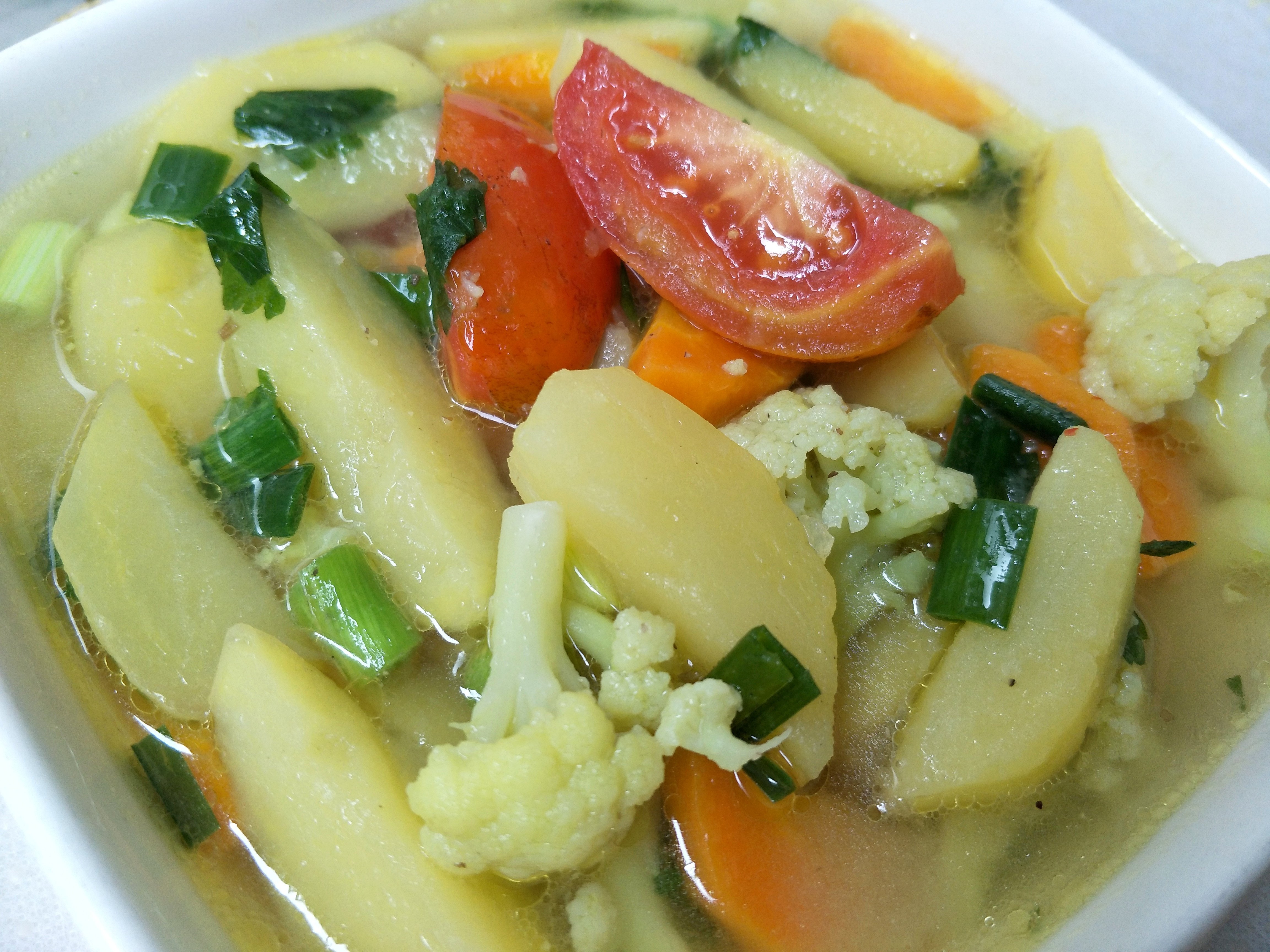 Simple Resep Vegetable Soup Sup Sayuran Steemit