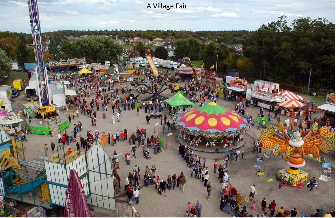 picture of a village fair