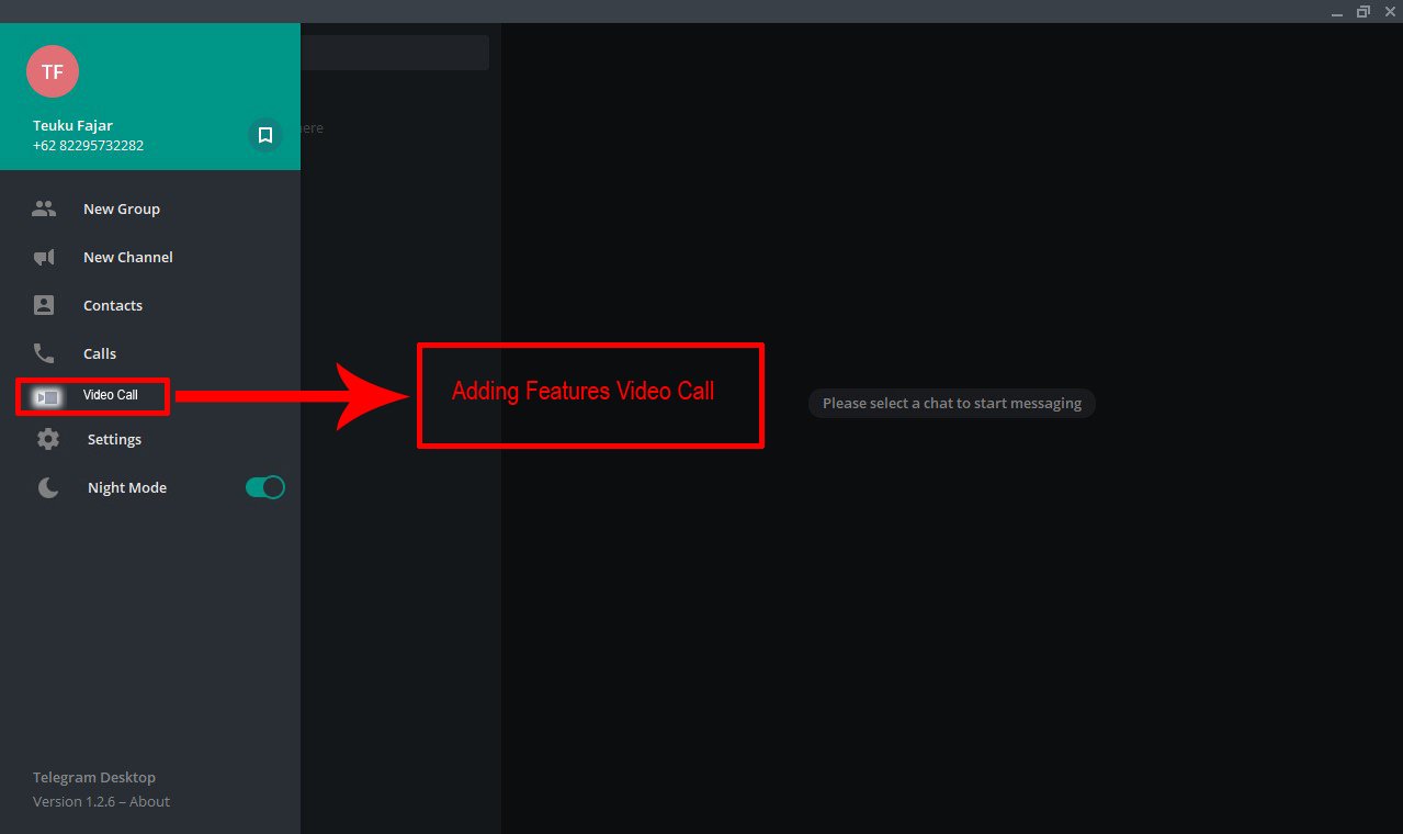 Download Suggestion Adding Feature Video Call In Telegram Dekstop Steemkr