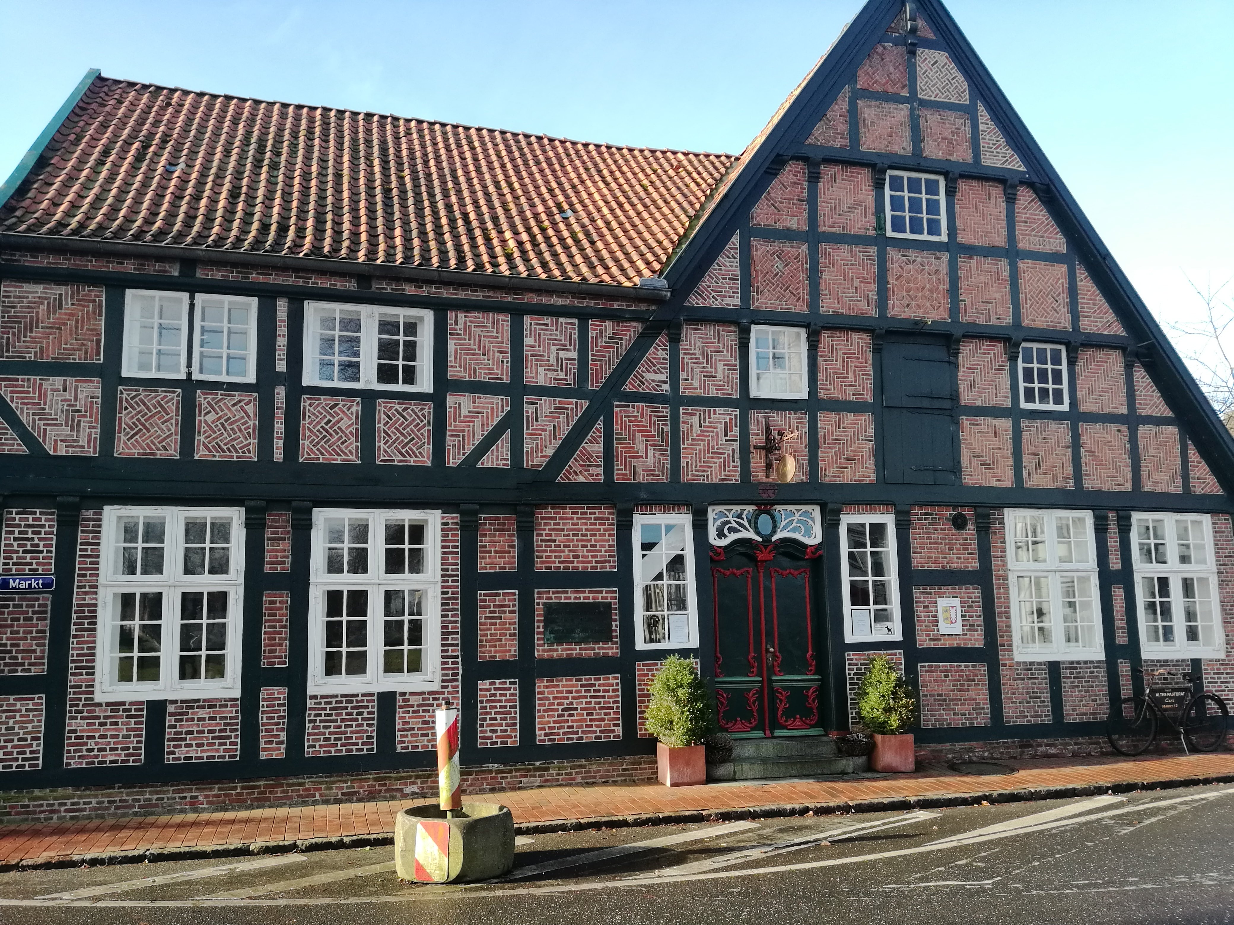 Das Matthias Boje Haus Cafe Zum Alten Pastorat Brunsbuttel