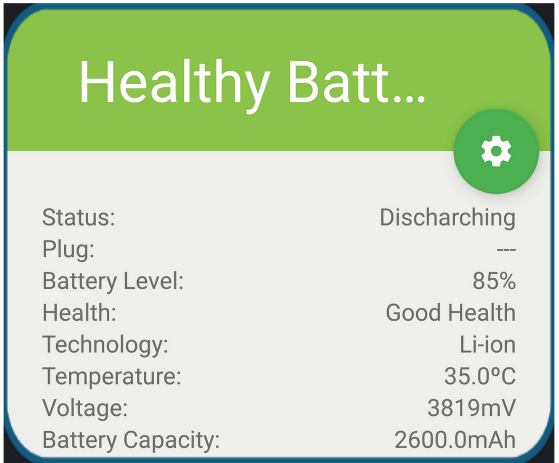 Battery Application Chart