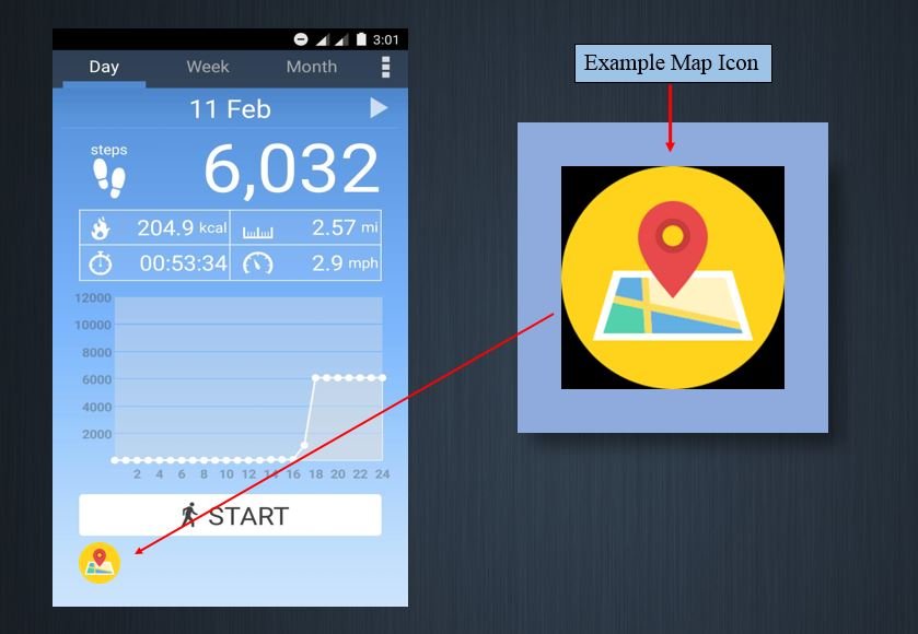 Suggestions For Adding A Map As It Goes Pedometer App Steemkr