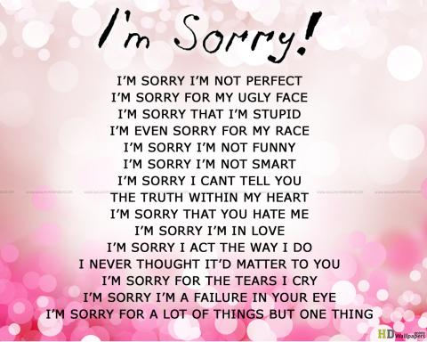 Sorry Quotes For Girlfriend Steemit I apologize for bringing tears in your eyes but i have not done it intentionally. sorry quotes for girlfriend steemit