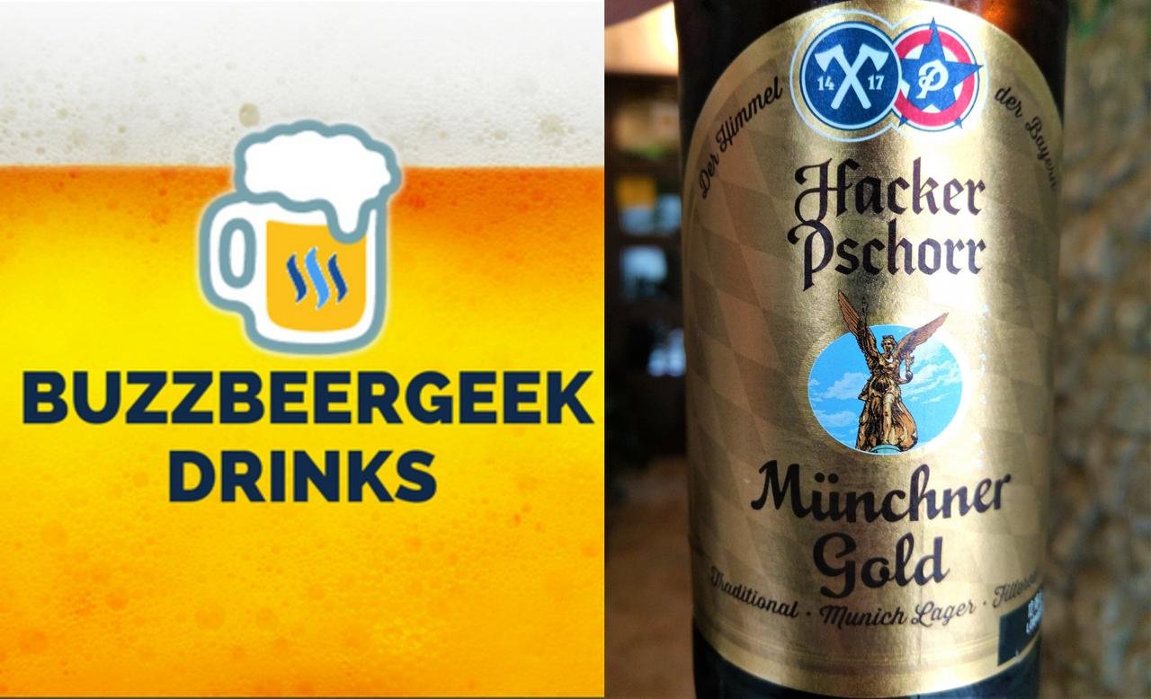 Beer Tasting Helles Hacker Pschorr Munchener Gold By Paulaner