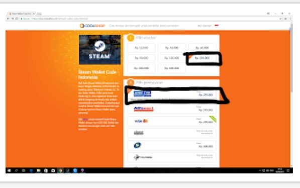 Tutorial How To Buy Steam Wallet Via CodaShop And How To 