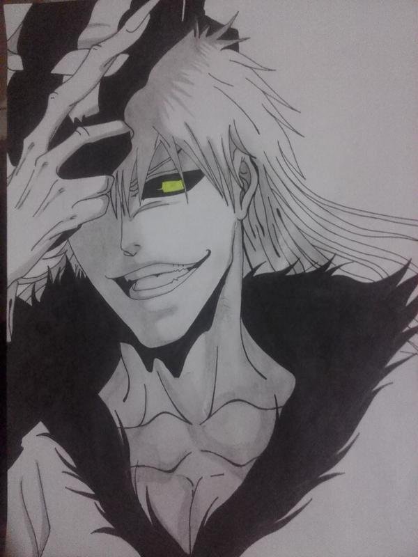 anime drawing evil ichigo steemit