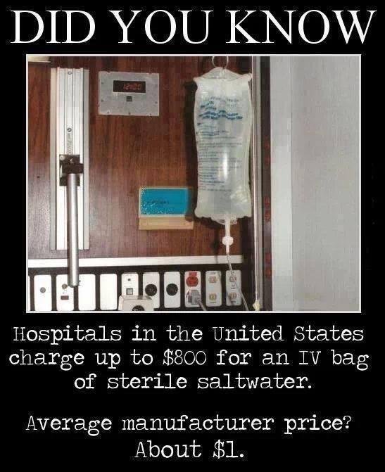 Hospitals In The Unied States Are Ripping People Off