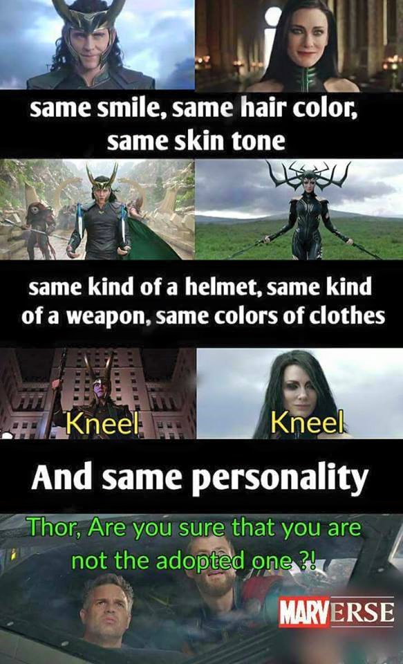 Wrong Meme Hela Is Loki S Daughter That S Why She Looks Like Him It S Funny But Plz Learn Comics Steemkr