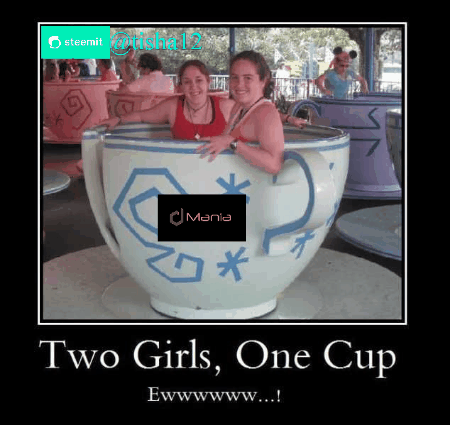Very Big Cup ? Two Girl's, One Cup — Steemit