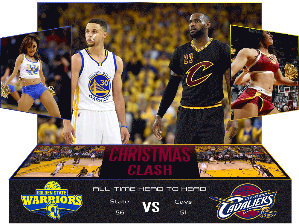 Golden State Warriors vs. Cleveland Cavaliers All-Time ...