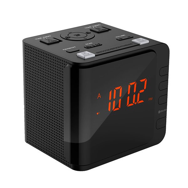 Digoo DGCR7 LED Large Display USB Alarm Clock Radio Digital AM/FM