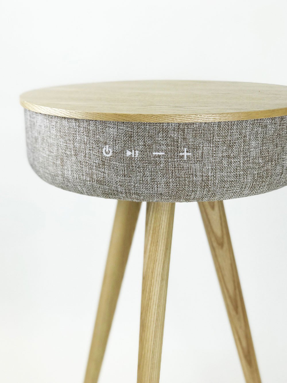 Tabblue Side Table With Built In 360º Speaker Wireless