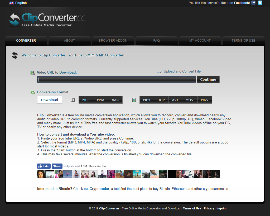 Clipconverter 2 online