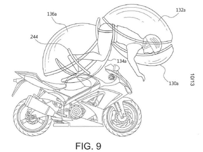 Forteon airbag for bike clearance