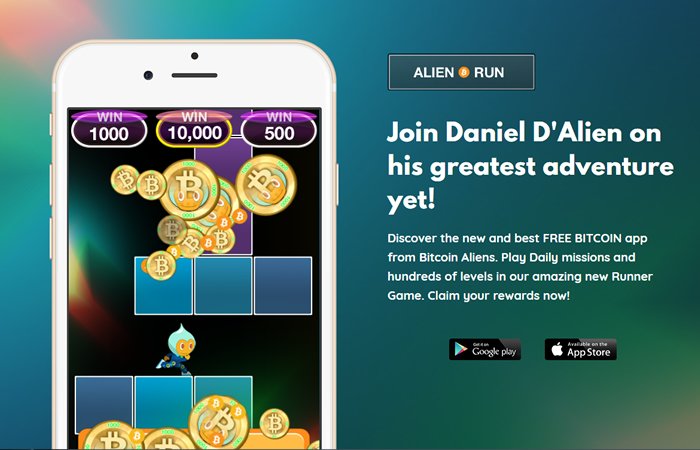 Alien Run Earn Cryptos Run In This Game And Earn Bitcoin - 