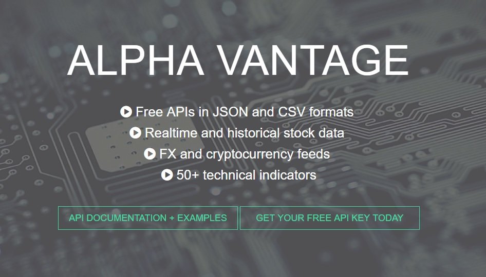 Alpha Vantage Api Real Time And Historical Stock Cryptocurrency - 
