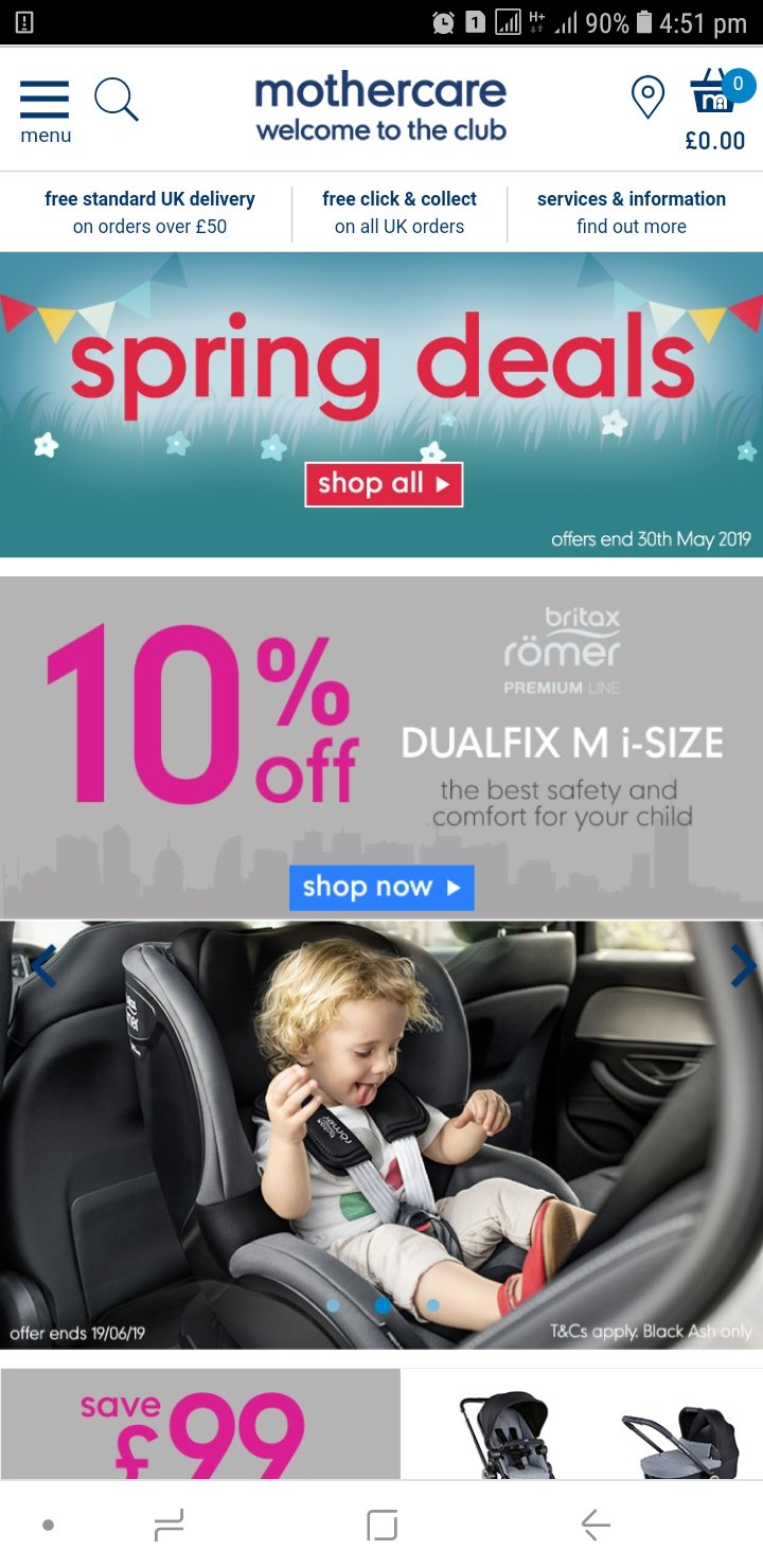 britax romer dualfix mothercare