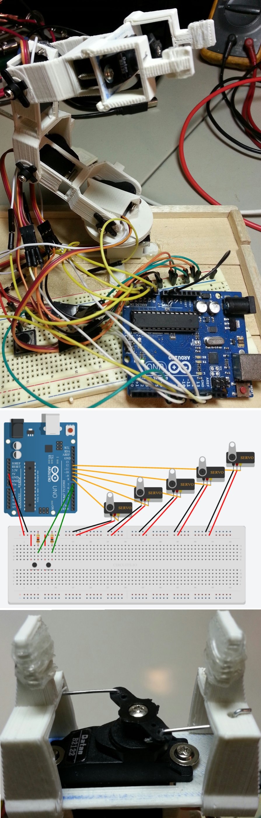 trainable robotic arm