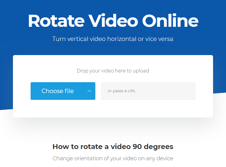 Rotate Video Free Online Tool To Change Orientation Of Your Videos