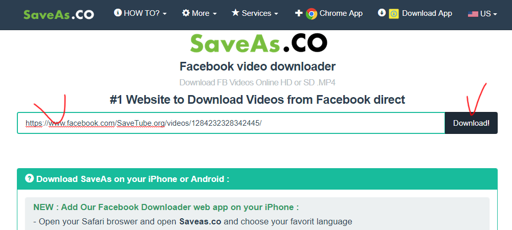 Saveas Co A Facebook Video Downloader