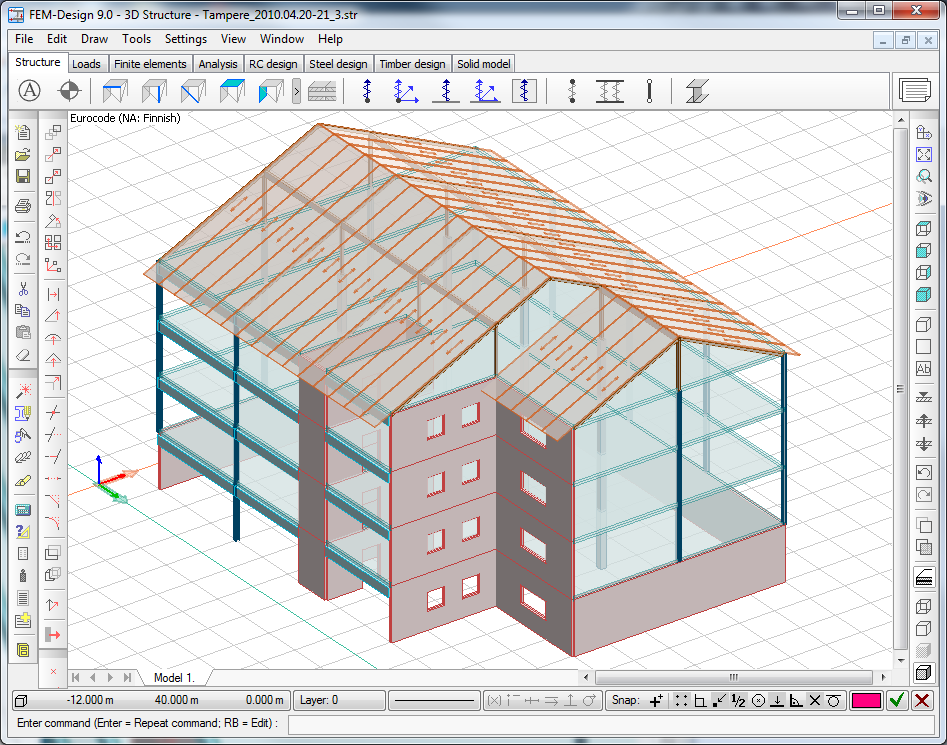 Fem Design Advanced Modelling Software For Finite Element Analysis