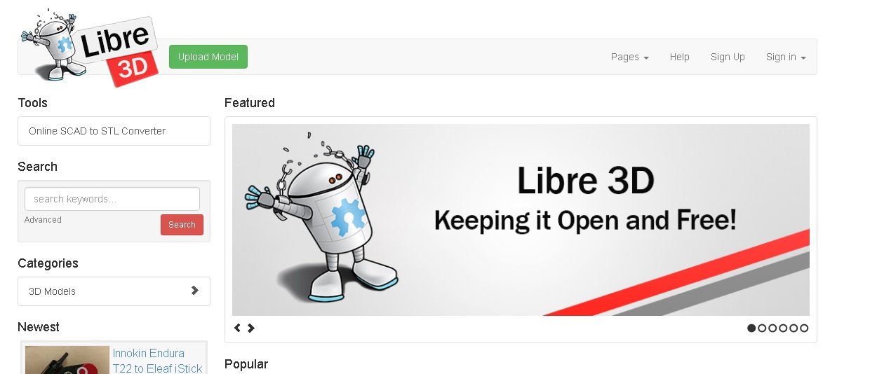 Libre3d Open Source 3d Printing