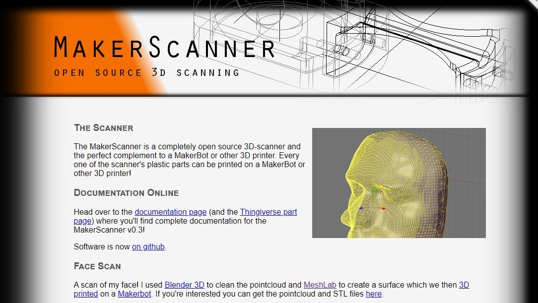 Makerscanner Open Source 3d Printing Tool