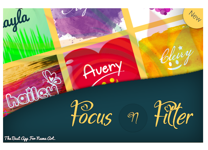 Focus N Filter Calligraphy Name Art Maker Steemhunt