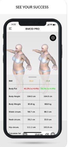 Bmi 3d Calculate Your Body Mass Index And Body Fat In 3d Steemhunt