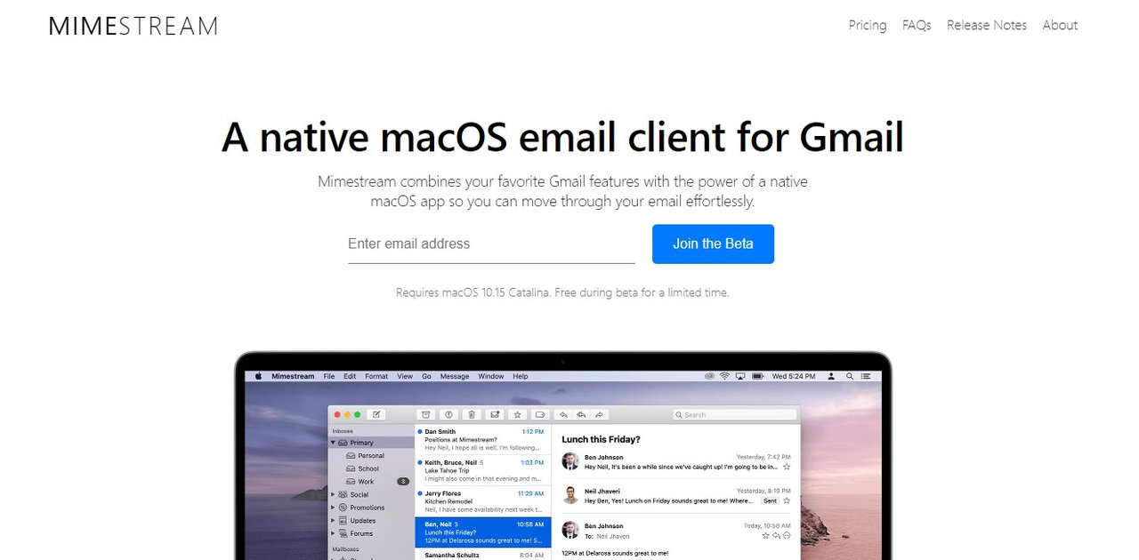 Mimestream A Native Macos Email Client For Gmail Steemhunt A multipurpose internet mail extensions (mime) type is a standard that indicates the nature and format important mime types for web developers. steemhunt
