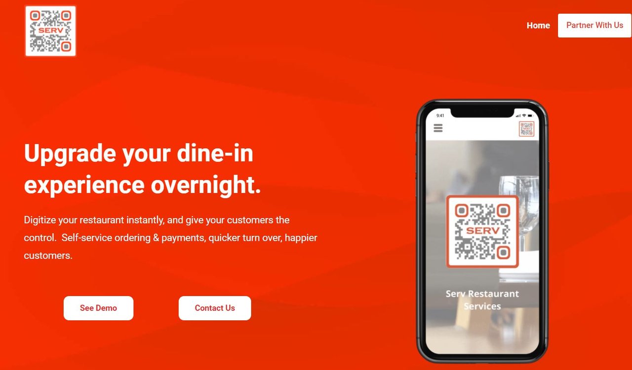 SERV Digitize your restaurant ordering in minutes Steemhunt