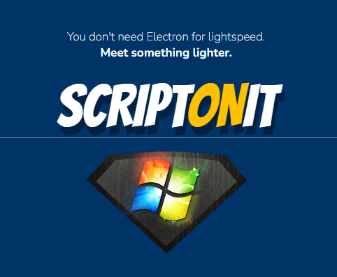 Scriptonit - Create Windows apps using JS! | Steemhunt