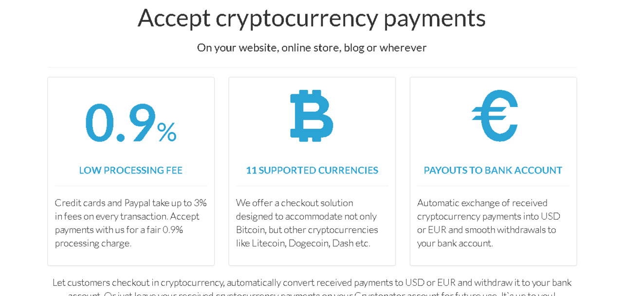 instant fiat cryptocurrency conversion payment processing