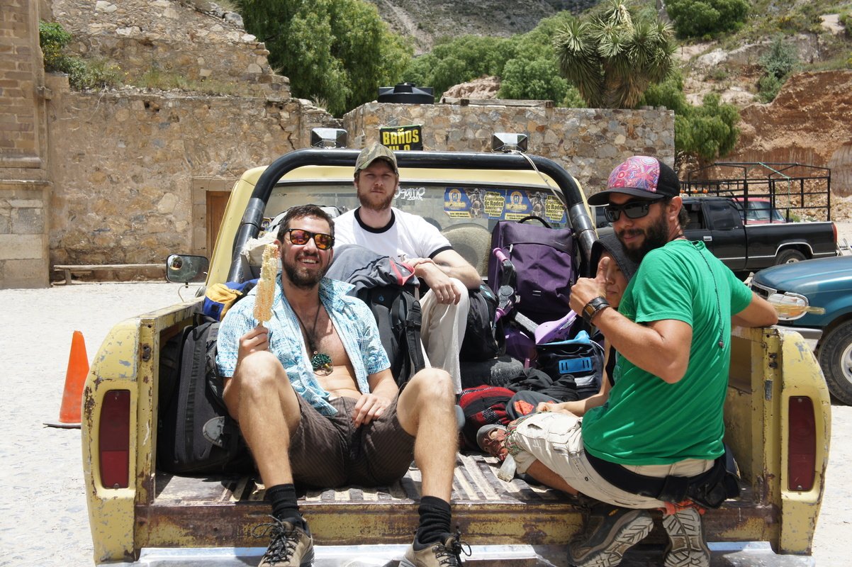 Three of us in the back of a ute