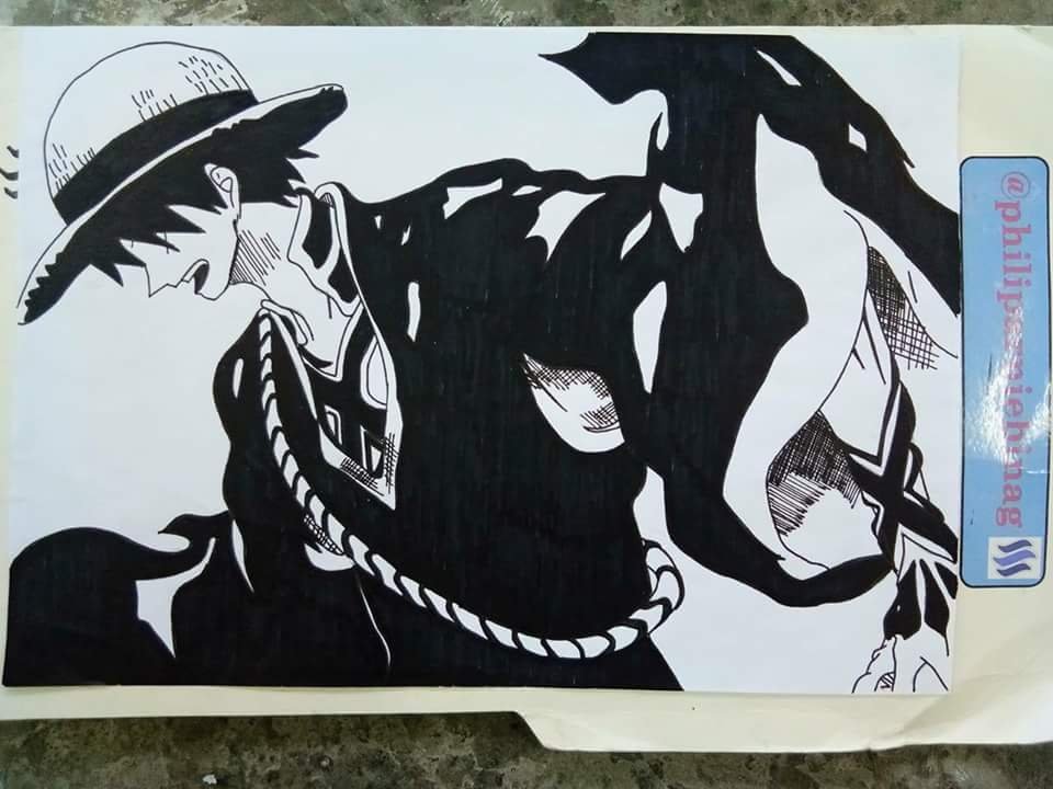 Anime Drawing Challenge One Piece Character Theme Entry 1 Monkey D Luffy A Holloween Edition Steemkr Anime Drawing Challenge One Piece Character Theme Entry 1 Monkey D Luffy A Holloween Edition Steemkr