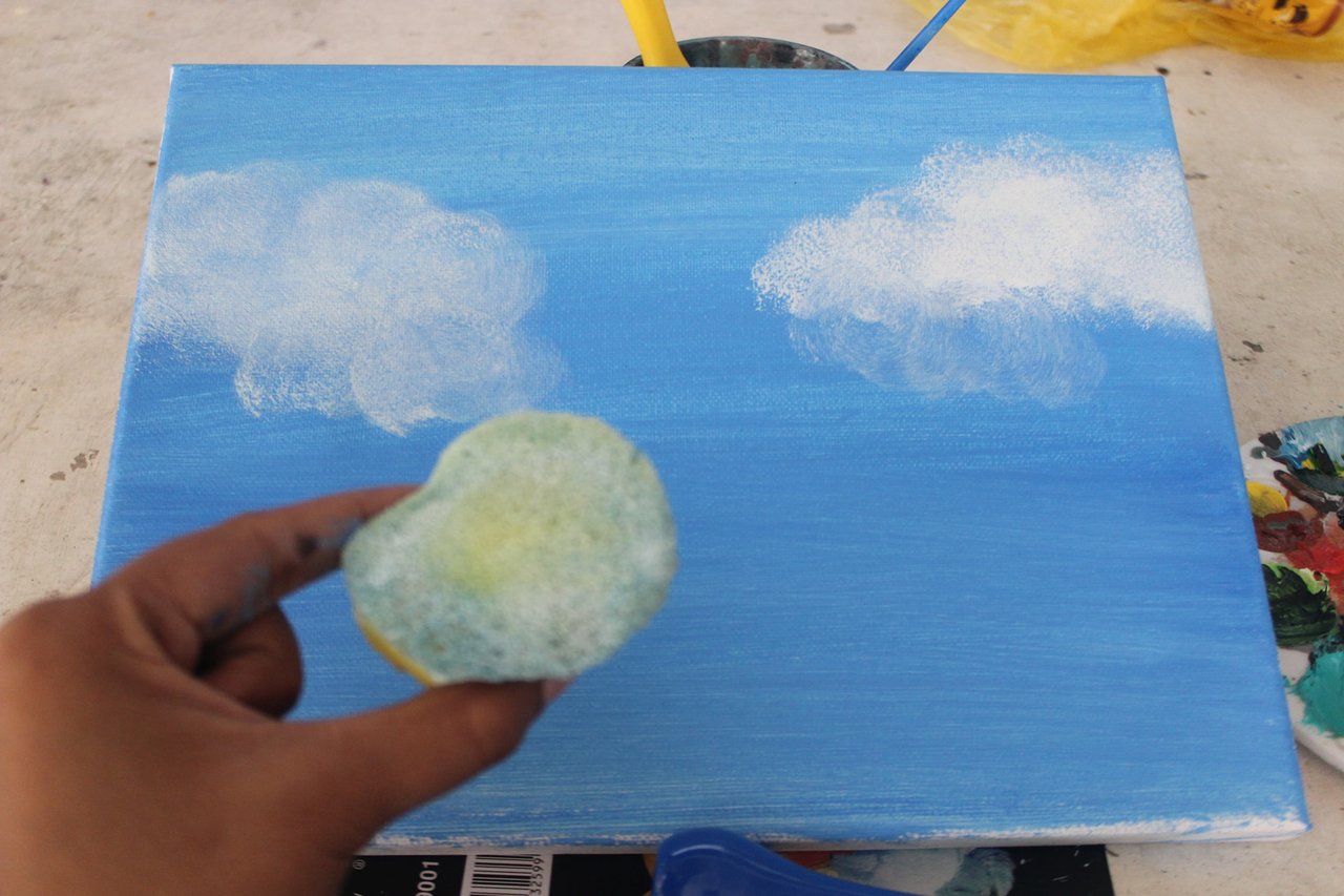 Daytime Meadow A Basic Landscape Painting Tutorial Steempeak