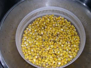 photo of, Washing corn