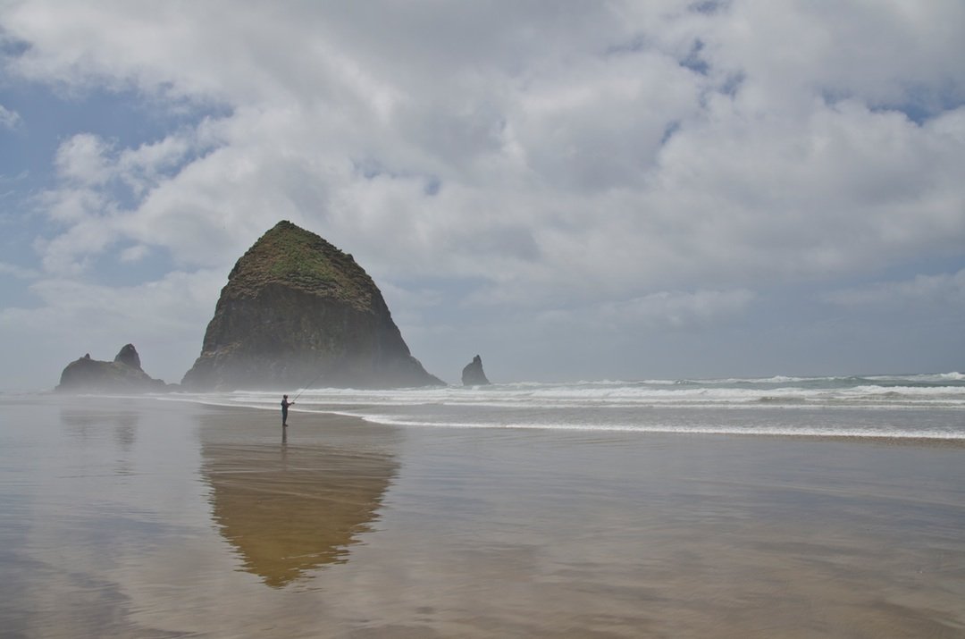 Fishing at Ebb Tide...