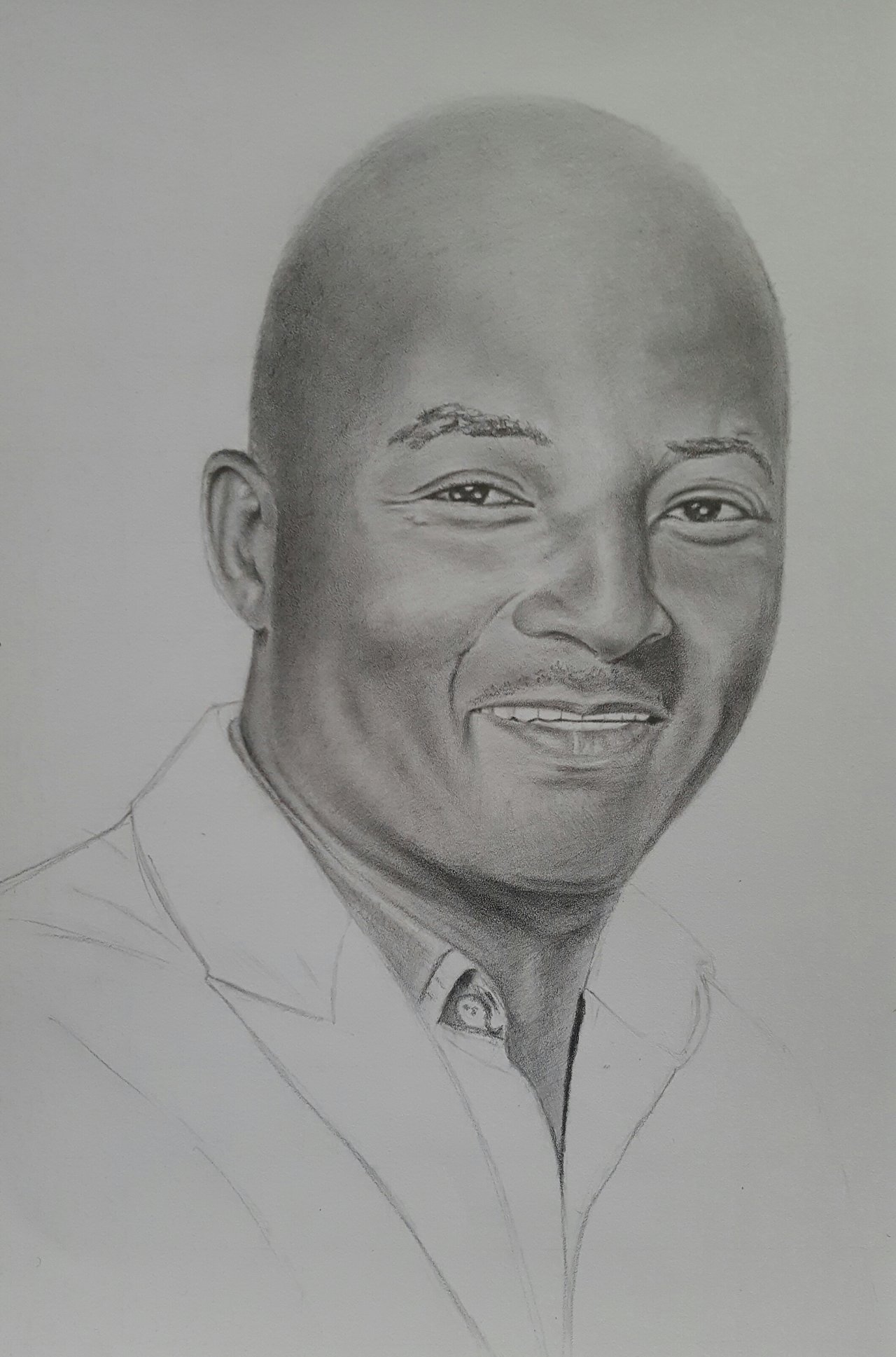 Working On A New Piece Pencil Portrait Drawing