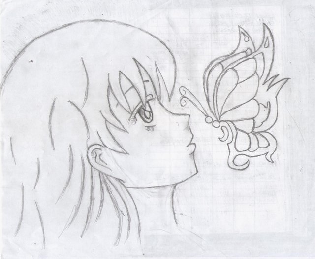 Dibujando Mi Chica Anime Drawing