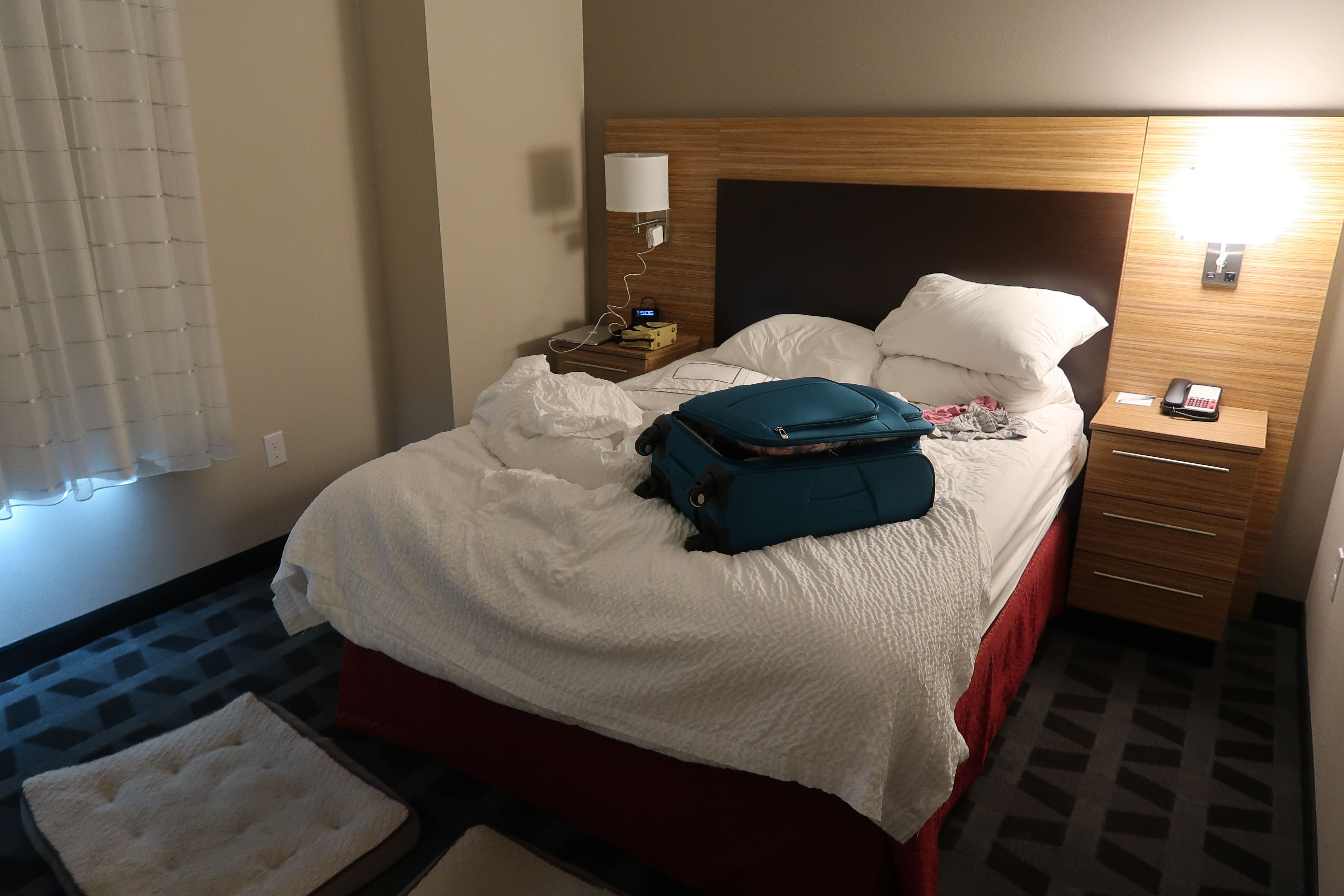 Bedroom 1 Towneplace Suites Marriott in Auburn, Alabama!.JPG