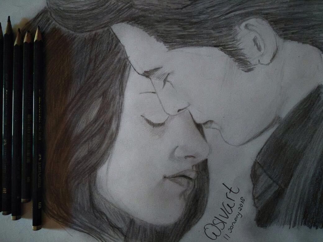 My Hobbies Are Drawing Robert Pattinson And Kristen