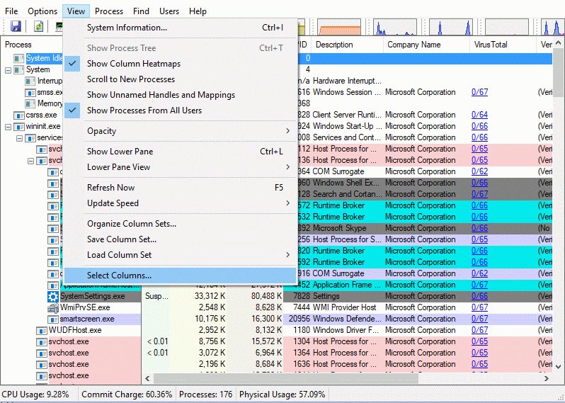 Process Explorer + Virus Total columns.gif