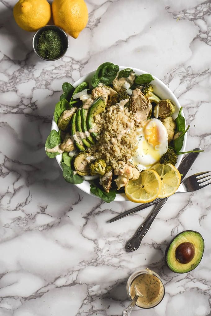 Roasted Veggie & Quinoa Salad + Tahini Lemon Sauce (6).jpg