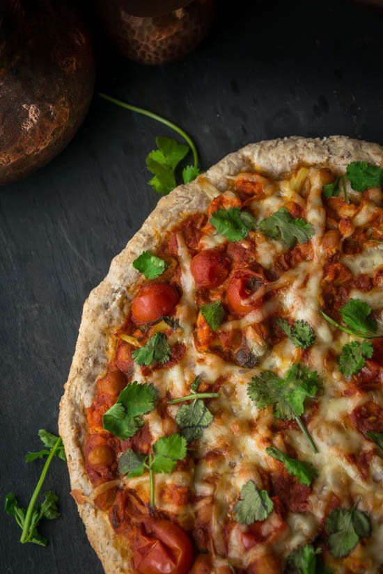 Individual Indian Tikka Masala Pizzas with Whole Wheat Crust (Vegan).jpg